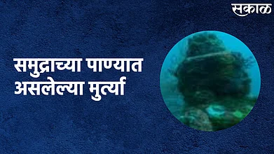 समुद्राच्या पाण्यात असलेल्या मुर्त्या तुम्ही पाहिल्यात का?; पाहा व्हिडिओ }