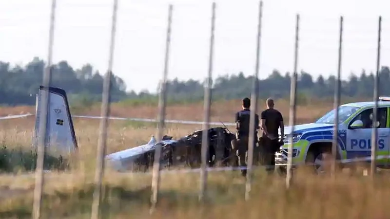 Swedish airplane crash
