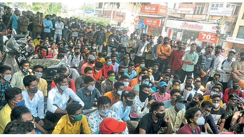 MPSC Student Agitation