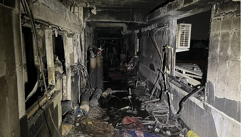 fire in Iraq