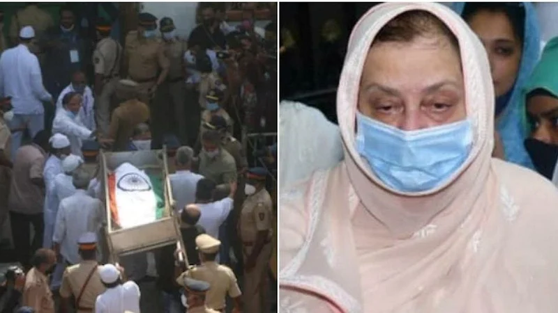 आता उरल्या फक्त आठवणी.. दिलीप कुमार यांना शेवटचं बिलगून रडल्या सायरा बानो