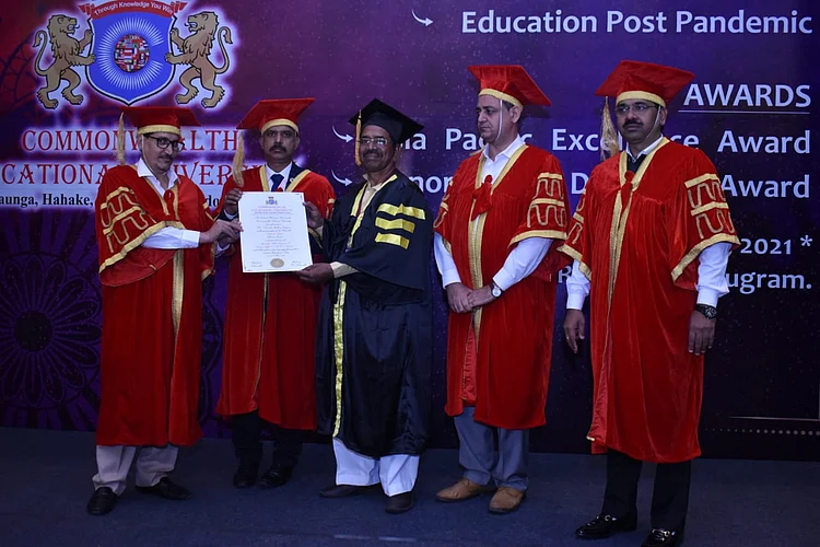 Dr Navnath Kaspate awarded