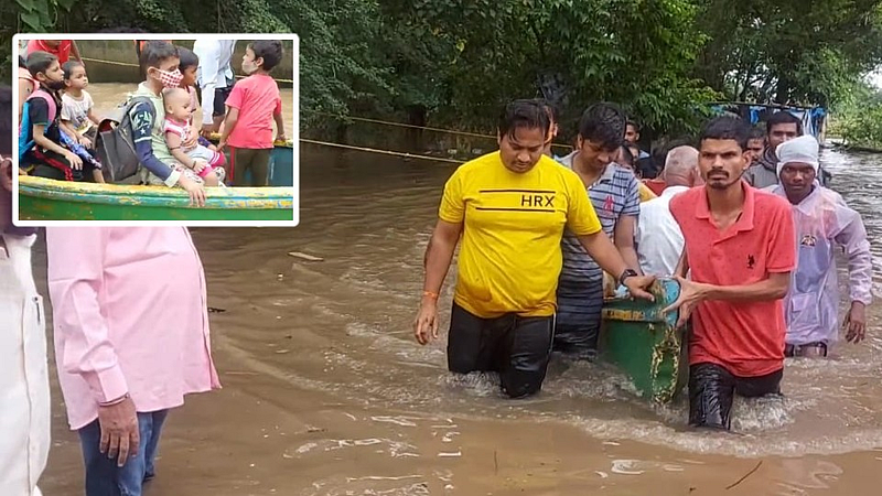 Mumbai Rains: डोंबिवली 'जलमय'! पाऊस नसूनही घरात शिरलं पाणी