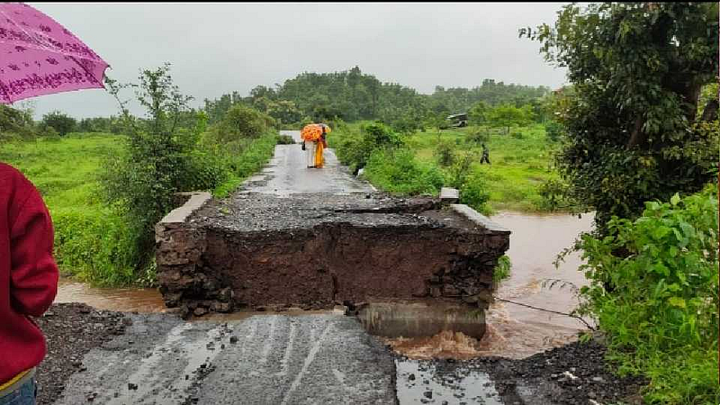शहापूर तालुक्यात मुसळधार पावसामुळे अनेक पूल पाण्यात, जाणून घ्या स्थिती