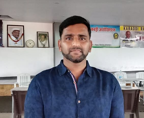 Kabaddi coach Srinivasa Reddy