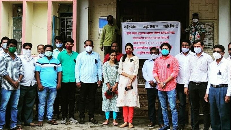सहाय्यक आयुक्तांवरील हल्ल्याचा निषेध! सांगोला नगरपरिषदेमार्फत कामबंद आंदोलन