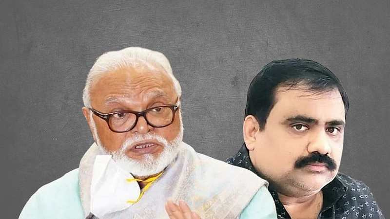 Chhagan Bhujbal and Sena MLA Suhas Kande