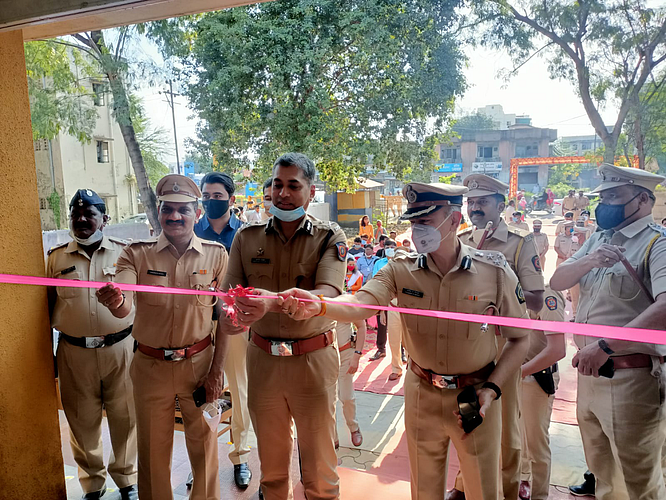 Inauguration of Ganpati idol sales center made by prisoners in Nashik