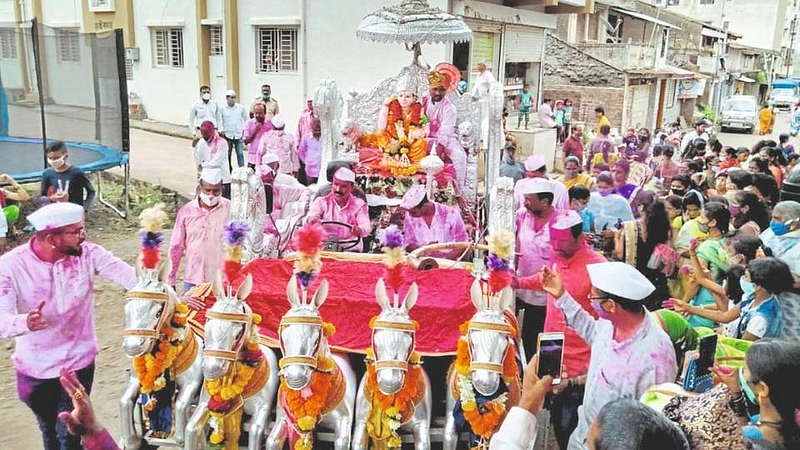 उंब्रजात ऐतिहासिक परंपरा असलेली भीम-कुंती यात्रा उत्साहात