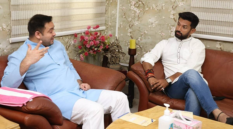 तेजस्वी यादव व चिराग पासवान येणार एकत्र? भेटीनंतर चर्चा