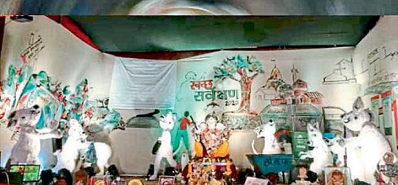 उत्सव सर्जनशील देखाव्यांचा