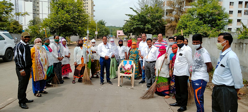 महात्मा गांधी जयंतीनिमित्त स्वच्छता पंधरवडा अभियान सुरू