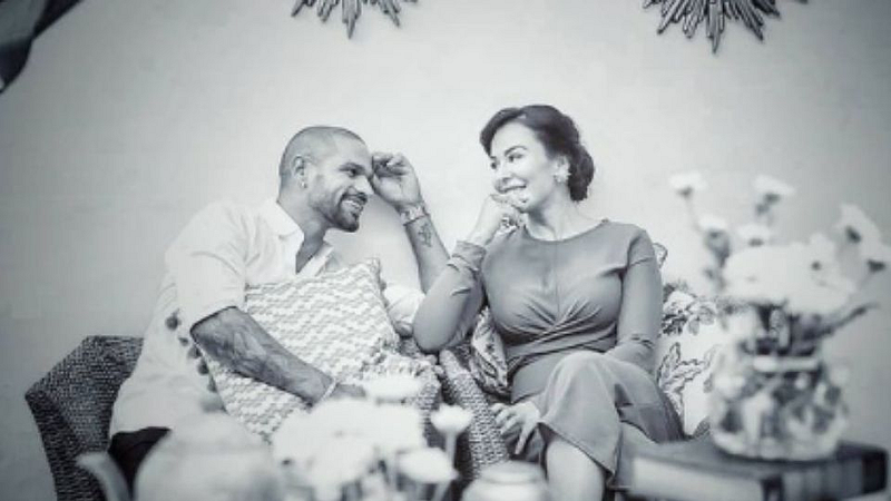 Shikhar Dhawan and Aesha Mukerji