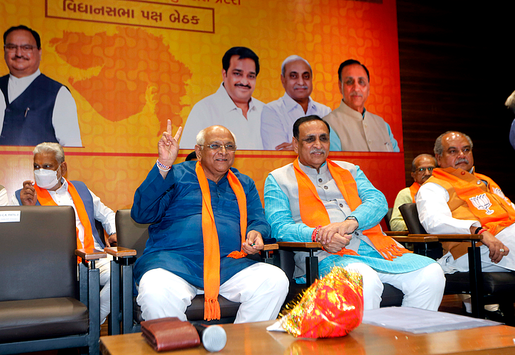 गुजरातच्या मुख्यमंत्रिपदी भूपेंद्र पटेल; आज शपथविधी