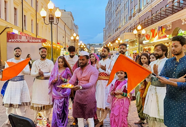 russian ganesh festival