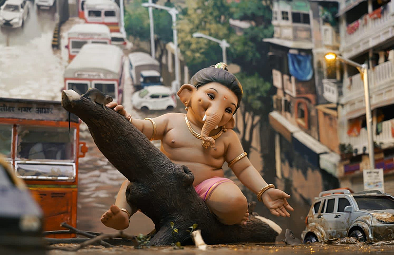 Ganpati decorations