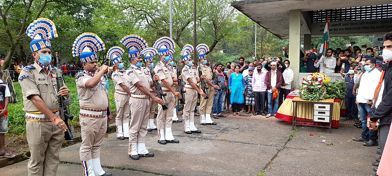 funeral of jawan sachin chikane in a state funeral