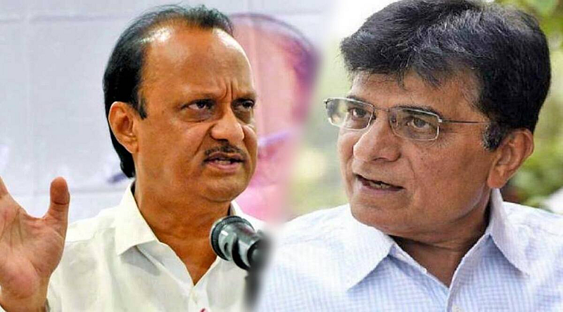 ajit pawar kirit somaiya