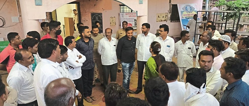 युवक काँग्रेस जिल्हाध्यक्ष, संचालकांत बाचाबाची