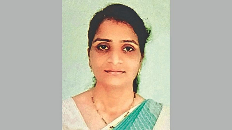 teacher manjushree tribhuvan pawar is running the school in difficult conditions