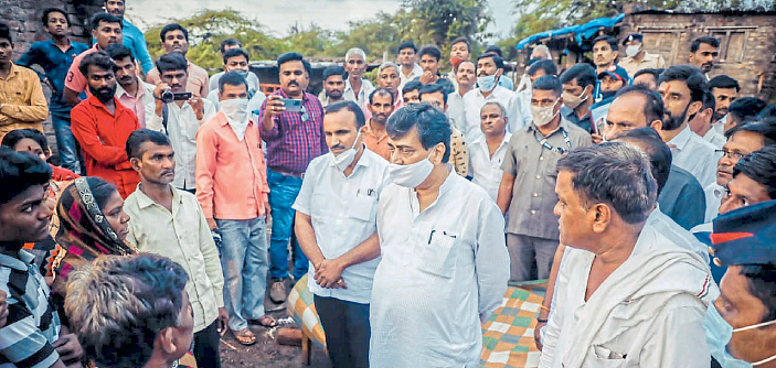 Nanded : पालकमंत्री अशोक चव्हाण यांनी केली नुकसानीची पाहणी