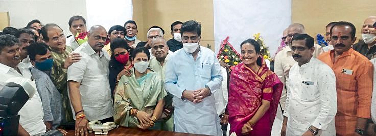 अशोक चव्हाणांच्या उपस्थितीत महापौरांनी स्वीकारला पदभार