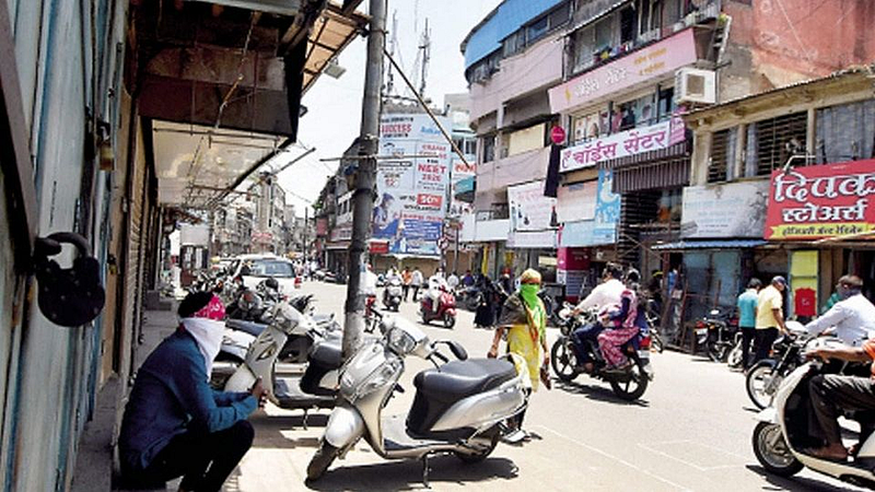 गांधीनगर बाजारपेठेची सुरक्षा रामभरोसे