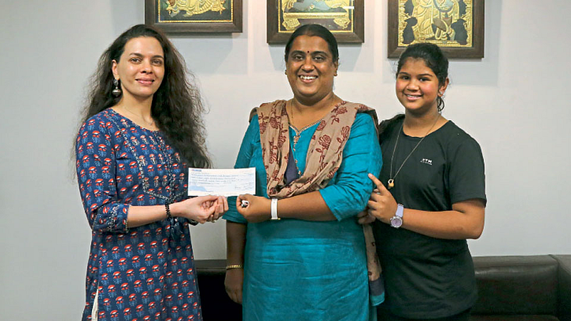 Mrunal Pawar and Indrayani Gavaskar