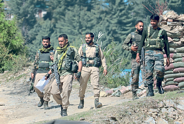 Clashes between militants and security forces in Pulwama and Two terrorists killed
