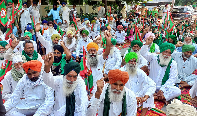 farmers protest