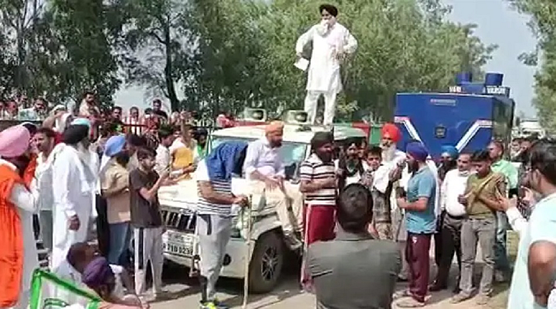 भाजप खासदाराच्या गाडीने चिरडल्याचा आंदोलक शेतकऱ्यांचा आरोप; एक जखमी