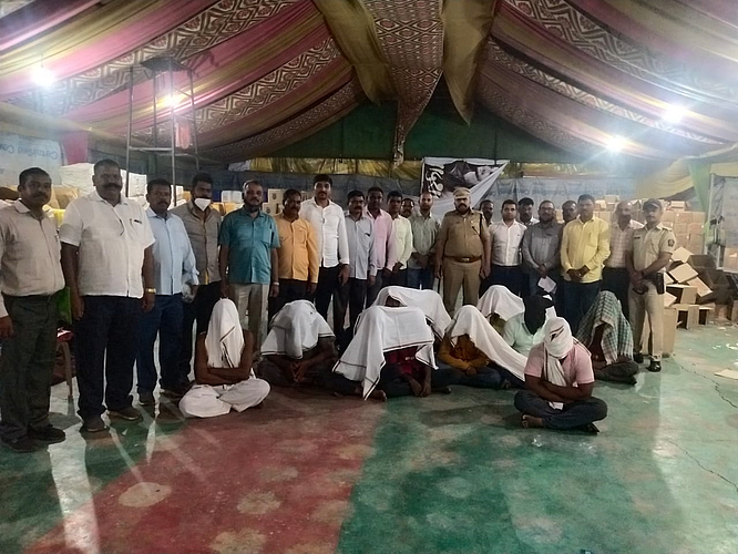 police raided a counterfeit liquor factory in chandori nashik Crime News