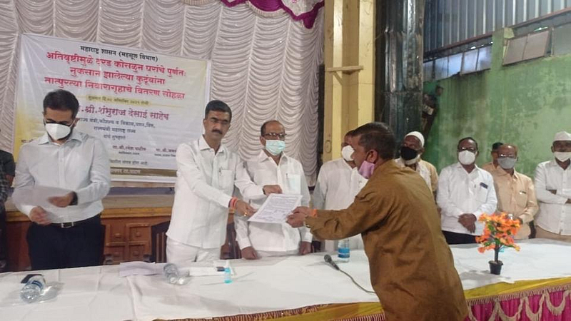 भूस्खलनग्रस्तांना आरसीसी घरे देणार: गृह राज्यमंत्री देसाई