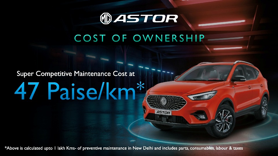 Astor ची स्टाईल हा बेस व्हेरिएंट, सुपर, स्मार्ट आणि टॉप-ऑफ-द-लाइन शार्प असे व्हेरियंट उपलब्ध आहेत. MG Astor चे i-SMART तंत्रज्ञान स्मार्ट आणि शार्प व्हेरियंटसाठी 80+ कनेक्टेड कार फीचर्स ग्राहकांना मिळतात. 220 टर्बो एटी आणि व्हीटीआय-टेक सीव्हीटी ट्रान्समिशन ट्रिम्सच्या शार्प व्हेरियंटवर त्याची ऑटोनॉमस लेव्हल 2 टेक्नोलॉजी ऑप्शनल पॅकेज म्हणून दिली जातील.