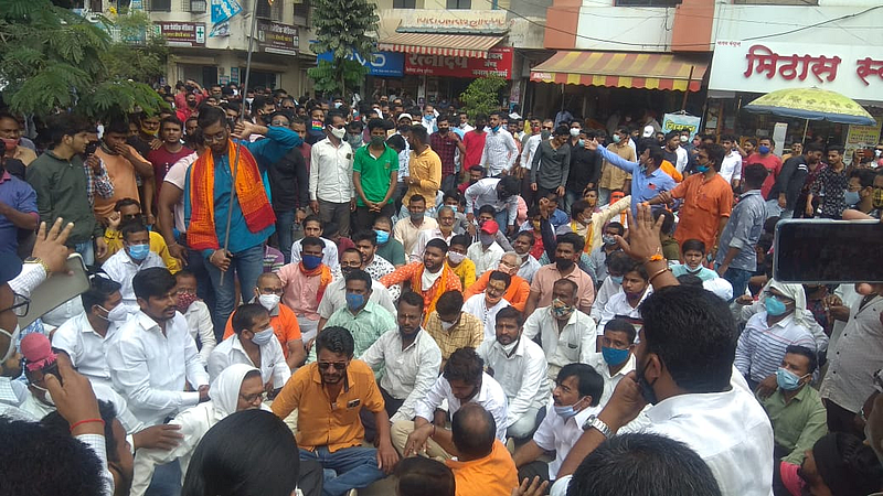 Pro-Hindu organizations demand action against illegal slaughterhouses in sangamner