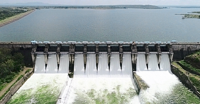 largest dam in Ahmednagar district Mula Dam is one hundred percent full