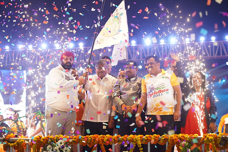 भोसरीतील रिव्हर सायकोलोथाॅनमध्ये दहा हजार सायकलपटूंचा सहभाग