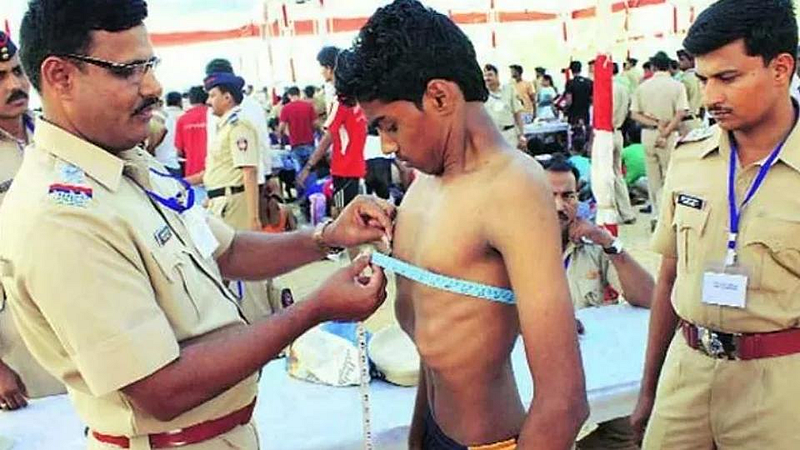 पोलिस भरतीसाठी प्रथम मैदानी चाचणी