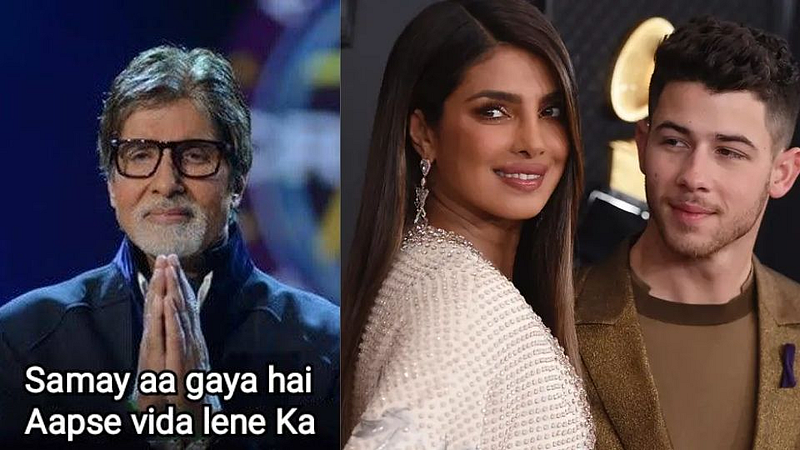 Memes on Priyanka Chopra and Nick Jonas