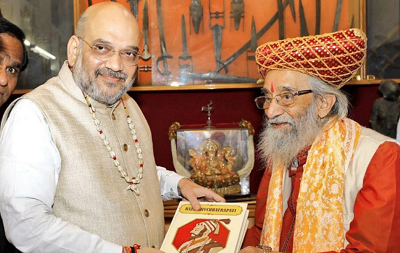 एका युगाचा अंत; बाबासाहेब पुरंदरेंना अमित शहांची मराठीतून श्रद्धांजली