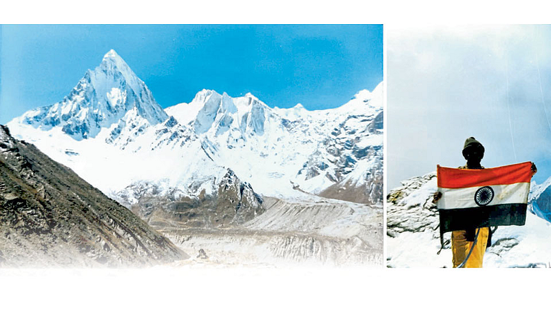 थेलू शिखराला गवसणी घालताना...