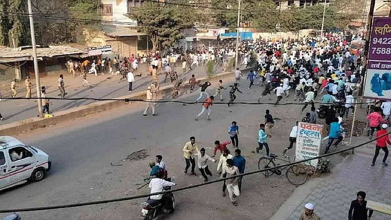 भाजपच्या 'अमरावती बंद'ला हिंसक वळण; जमावाकडून गाड्यांची तोडफोड