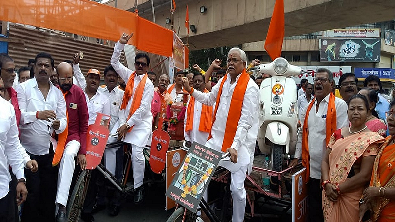 Shiv Sena's Akrosh Morch In Aurangabad
