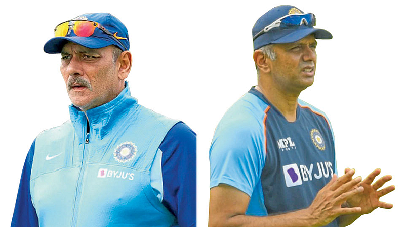 ravi shastri and rahul dravid
