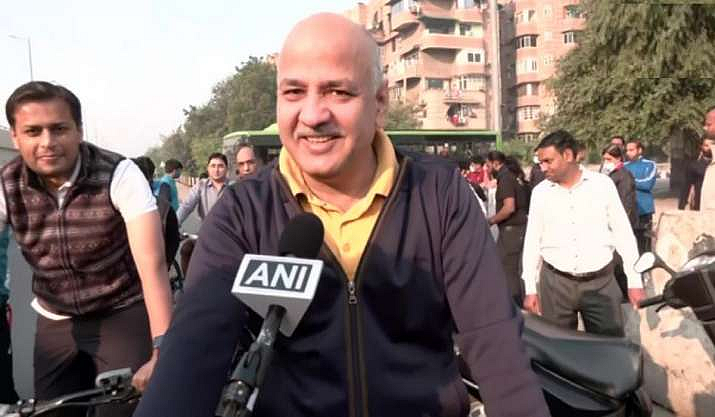 महिन्यातून एक दिवस सायकल वापरा; सिसोदिया