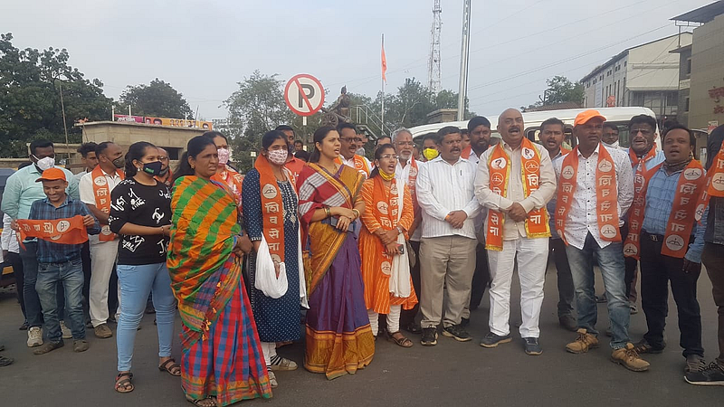 साताऱ्यात शिवसेनेकडून कंगना राणावतचा निषेध