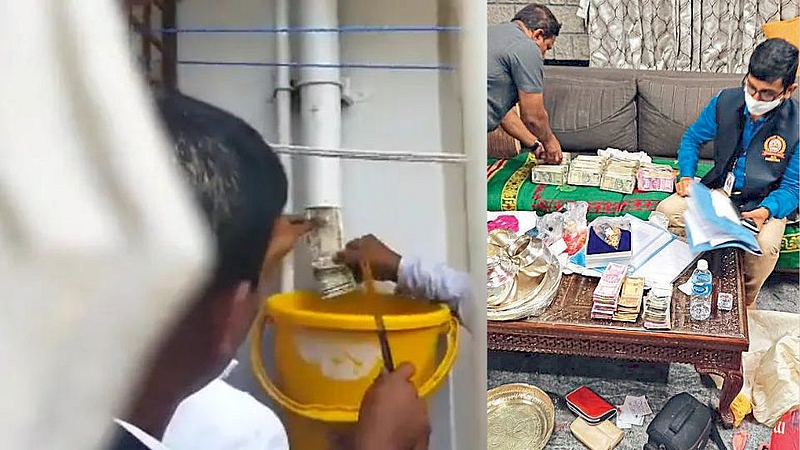 Karnataka: राज्यात एसीबीचे छापासत्र; पाईप व बादलीतही पैसे