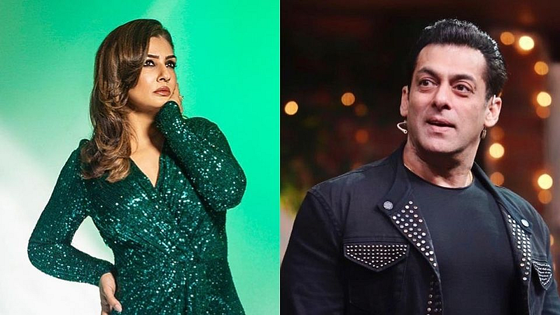 Raveena Tandon, Salman Khan