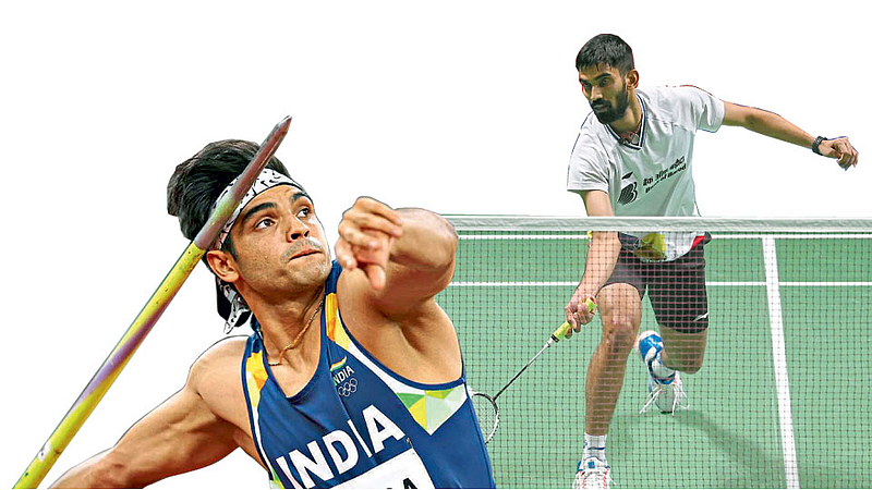 neeraj chopra and kidambi srikanth