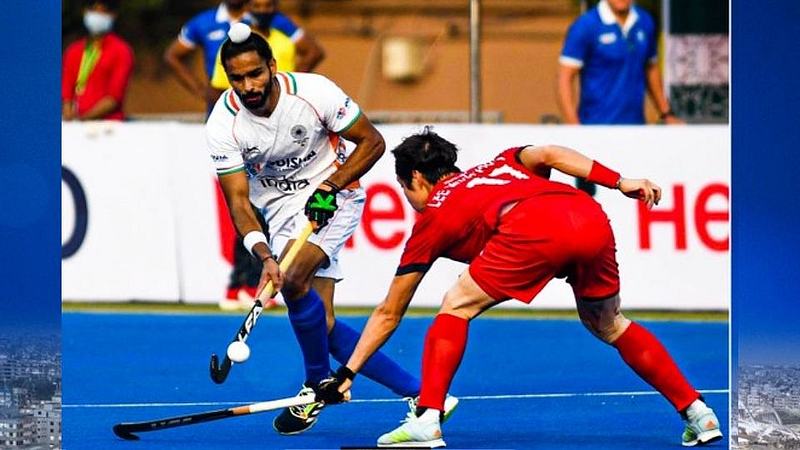 indian hockey team vs south korea